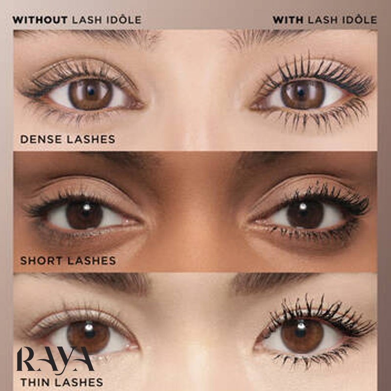 ریمل لیفت کننده و حجم دهنده لش آیدل لانکوم حجم مینی و فول سایز Lancôme Lash Idôle Lash Lifting & Volumizing Mascara